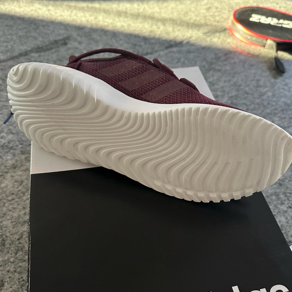Adidas Burgundy Comfort Sneakers - Picture 2 of 5